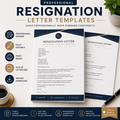 RESIGNATURE LETTER TEMPLATES