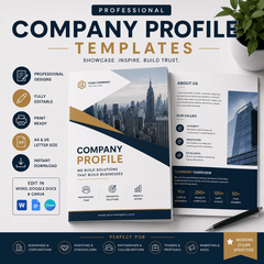 COMPANY PROFILE TEMPLATE