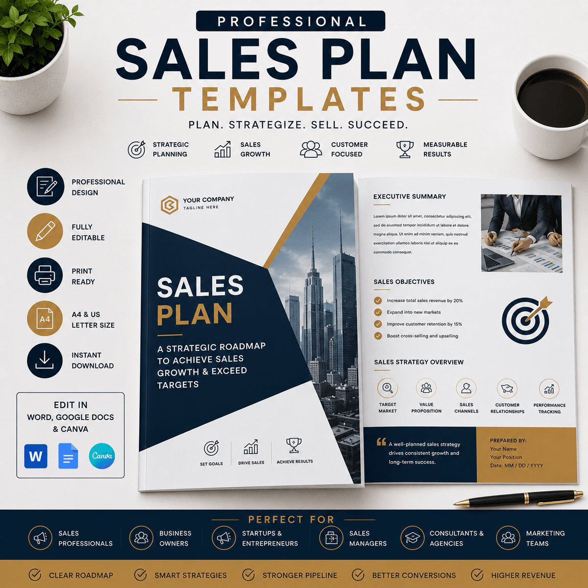 SALES PLAN TEMPLATE