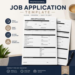 JOB APPLICATION TEMPLATES