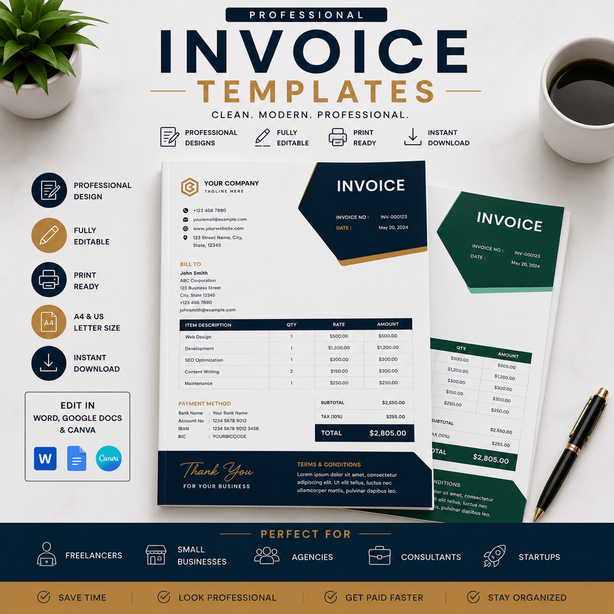 INVOICE TEMPLATES