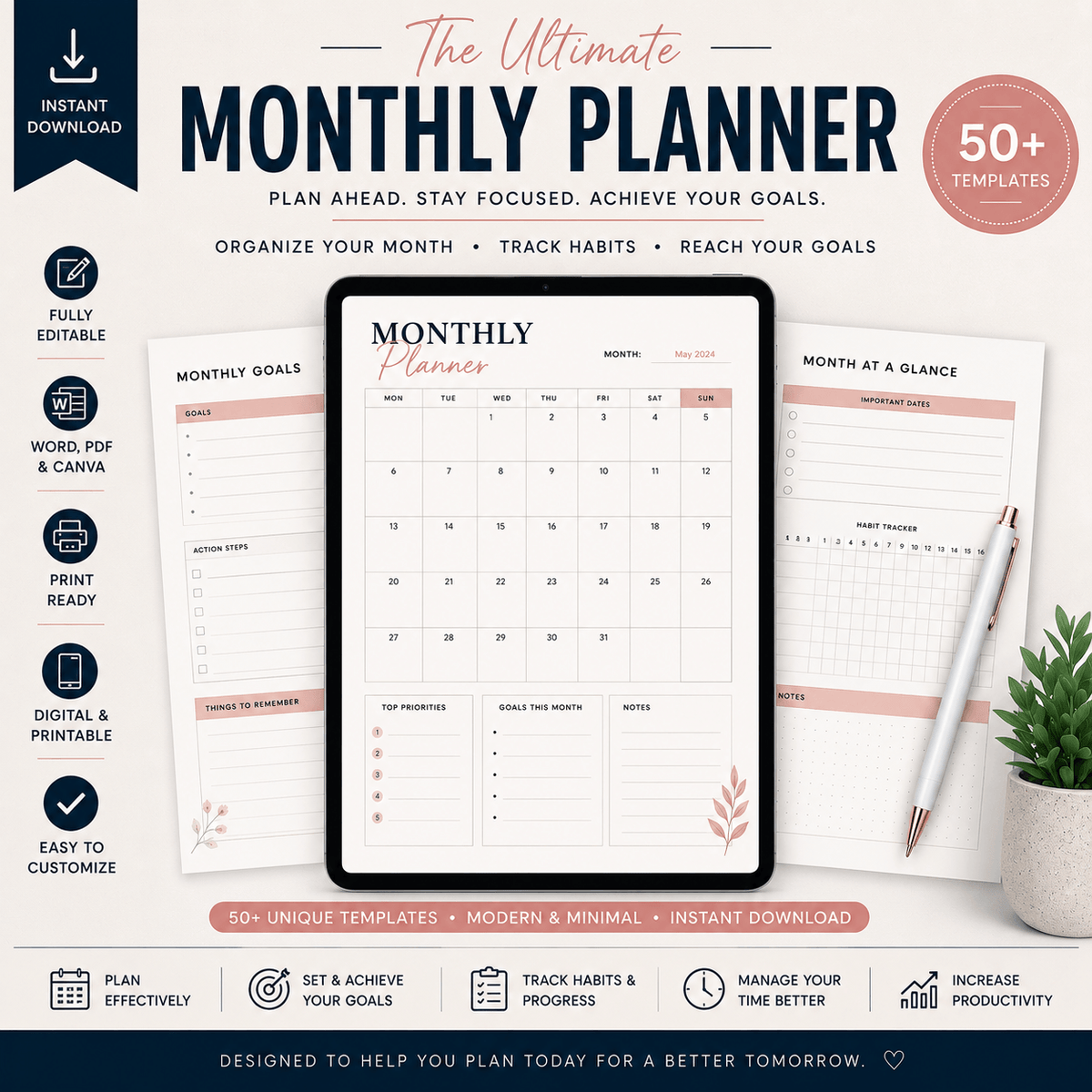 MONTHLY PLANNER