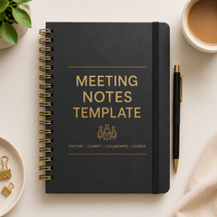 MEETING NOTES TEMPLATE
